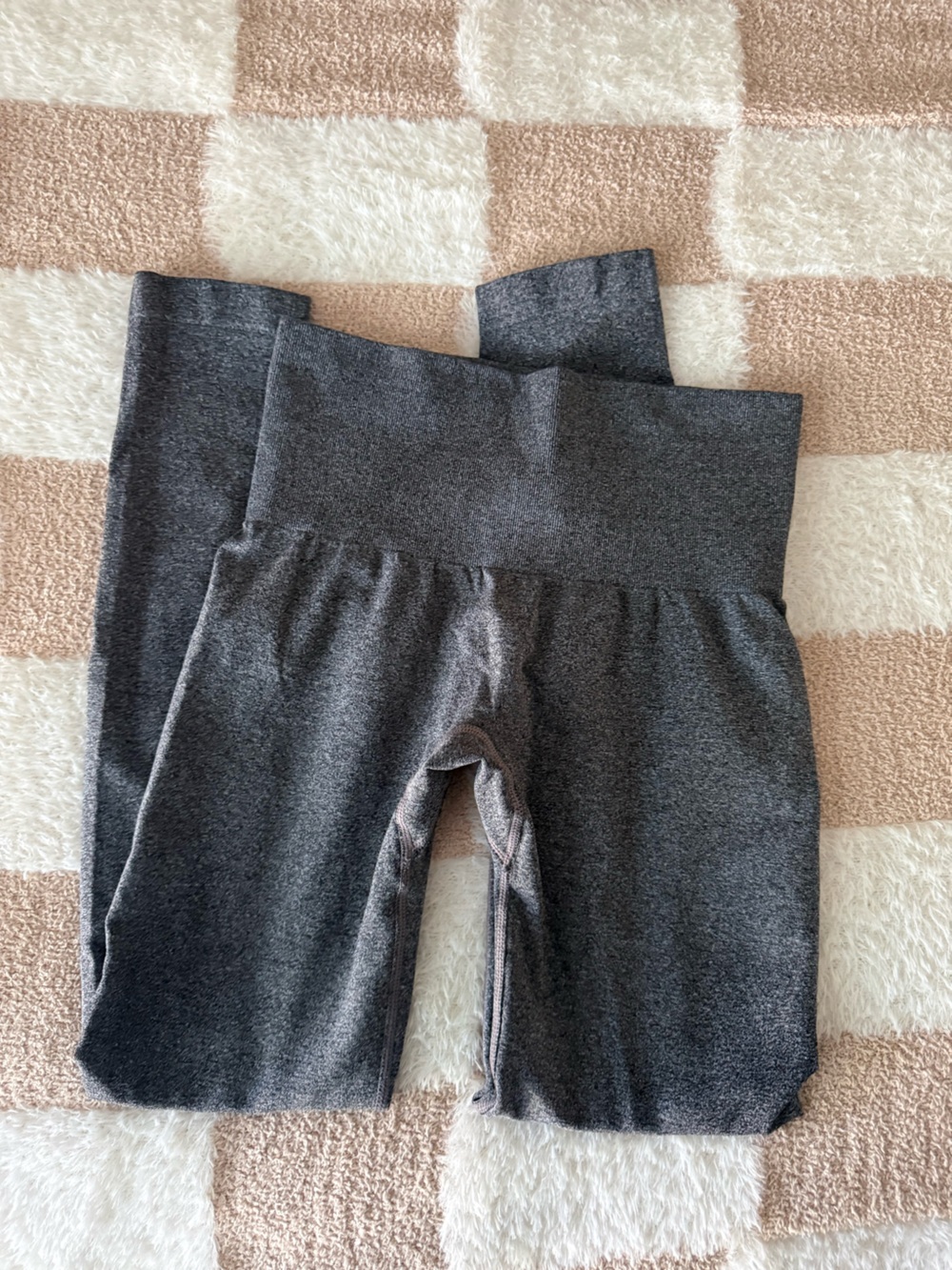 NVGTN High-Waist Seamless Leggings in Dark Heather Gray